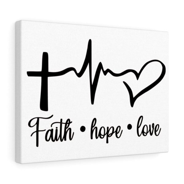 Scripture Canvas Faith Hope Love Christian Wall Art Meaningful Framed Prints, Canvas Paintings - Image 3