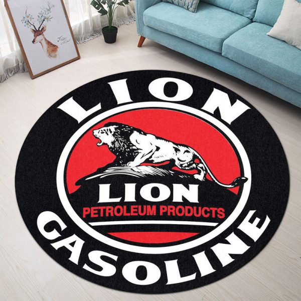 Hot Rod Gasoline Vintage Round Mat Round Floor Mat Room Rugs Carpet Outdoor Rug Washable Rugs