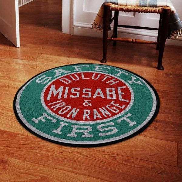 Dmir Round Mat Dmir Duluth Missabe & Iron Range Round Floor Mat Room Rugs Carpet Outdoor Rug Washable Rugs