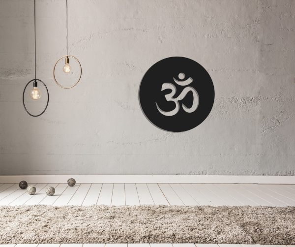 Metal Wall Decor, Om, Home Decor, Housewarming Gift, Yoga Studio Decor - Image 2