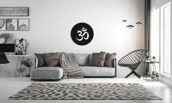 Metal Wall Decor, Om, Home Decor, Housewarming Gift, Yoga Studio Decor - Image 3