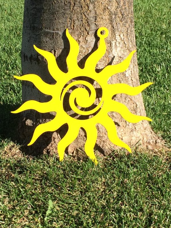 Summer Sun Tribal Sun Plasma Cut Metal Sign Cut Metal Sign Wall Metal