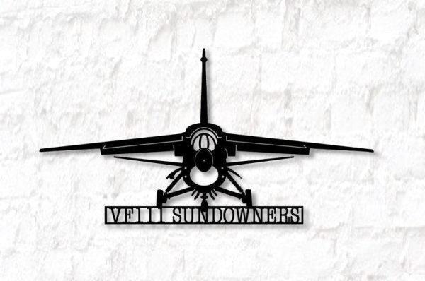 F8 Crusader Vf111 Sundowners Metal Sign Cut Metal Sign Wall Decor Deco