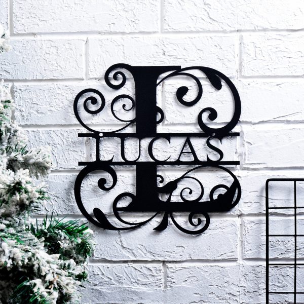 Name Metal Signhousewarming Giftliving Room Decorlast Name Signfamily