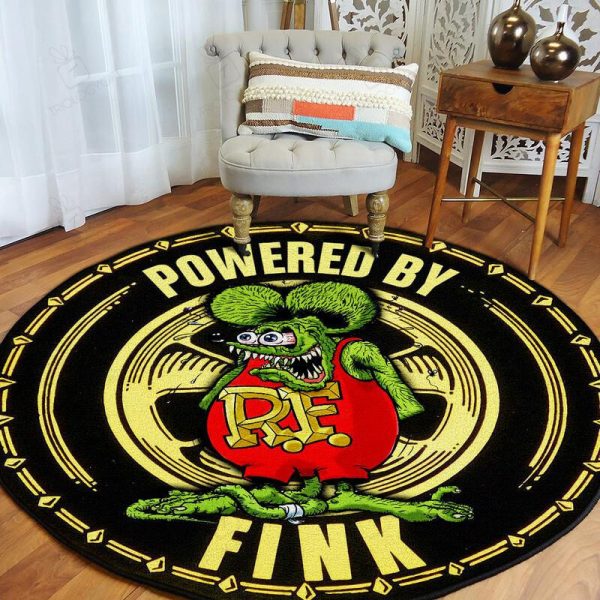 Power By Fink Round Mat Round Floor Mat Room Rugs Carpet Outdoor Rug Washable Rugs