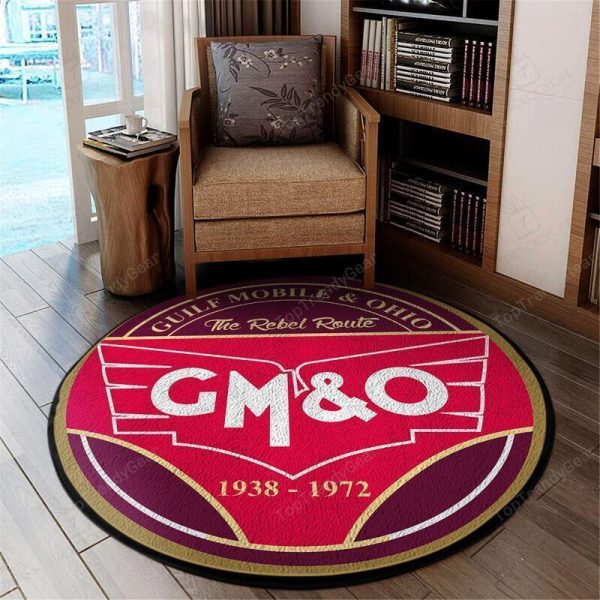 Gmo Round Mat Gm & O Round Floor Mat Room Rugs Carpet Outdoor Rug Washable Rugs - Image 2