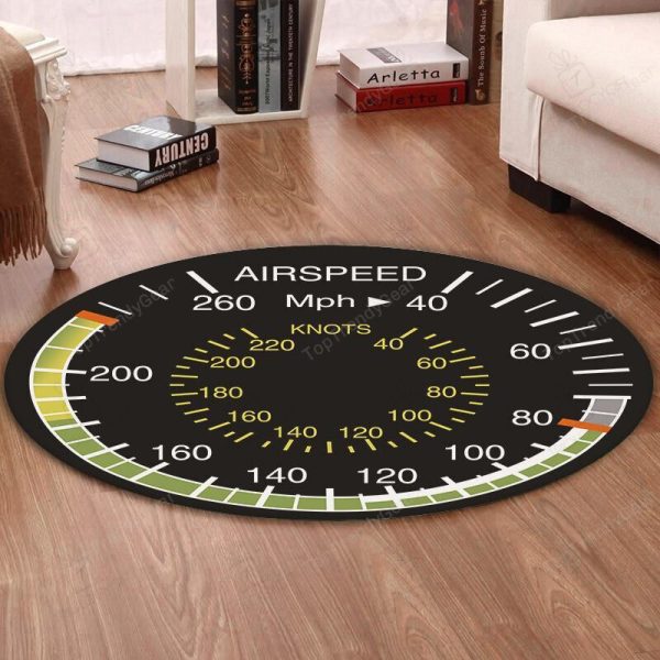 Aircraft Round Mat Aircraft Round Floor Mat Room Rugs Carpet Outdoor Rug Washable Rugs - Image 2