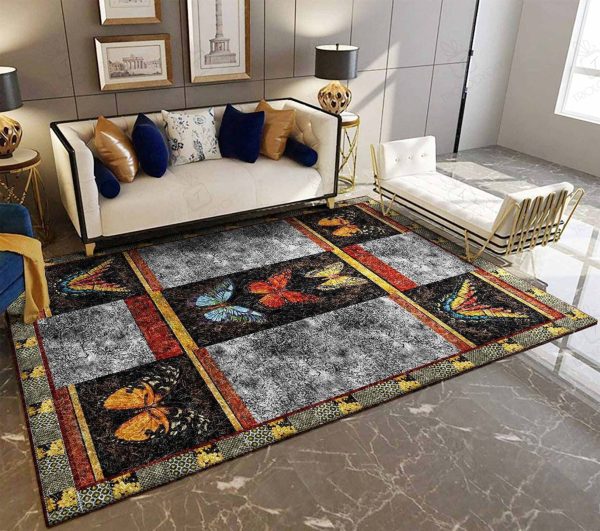 Butterfly Yr57379 Area Rugs For Living Room Rectangle Rug Bedroom Rugs Carpet Flooring Gift RS135611|Rosabella Print