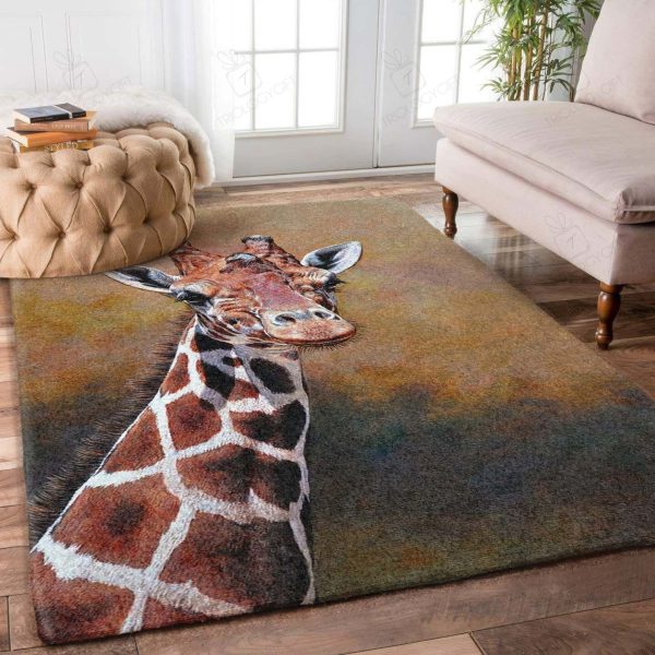 Giraffe Rectangle Rug Decor Area Rugs For Living Room Bedroom Kitchen Rugs Home Carpet Flooring Rs014428 Print